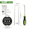 Heavy-Duty Galvanized Landscape Staples with Gaskets (6-inch)