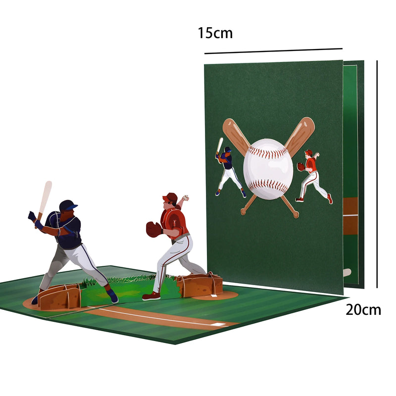 3D Pop-Up Sports Greeting Card