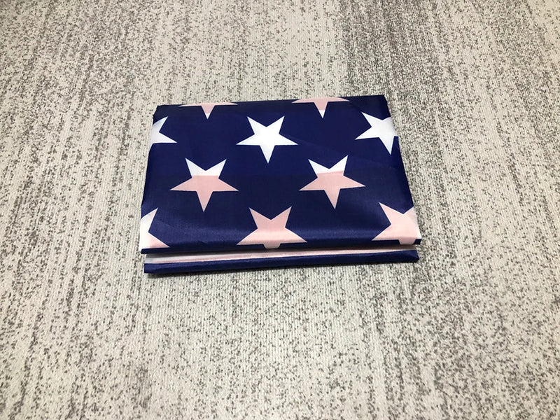 Double-Sided American Flag Banner