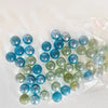 50 Colorful 14mm Glass Marbles for Vase, Fish Tank & Home Decor