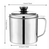 Kitchen Grease Strainer & Storage Jar