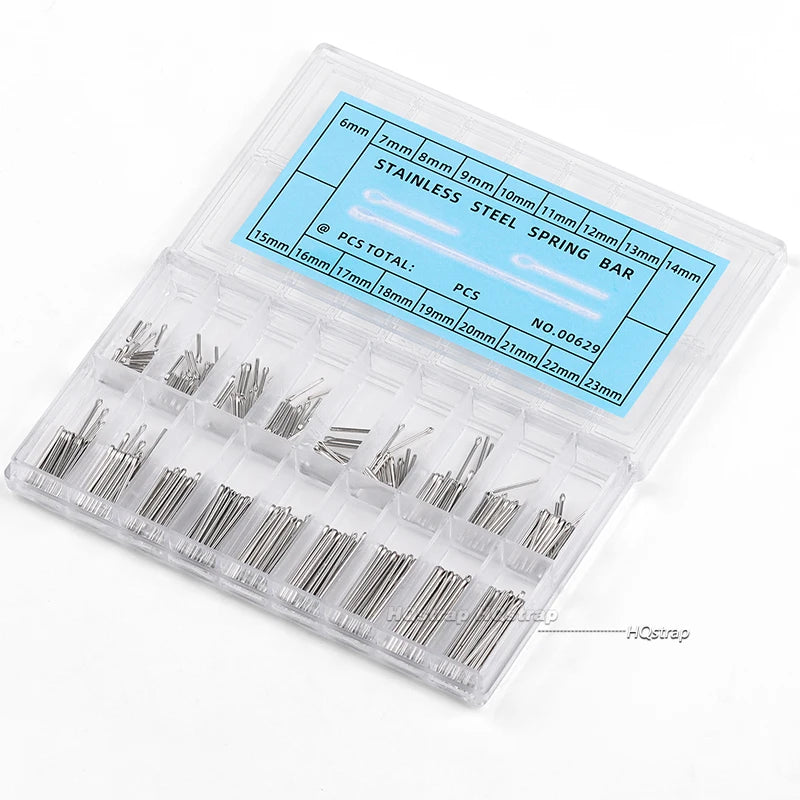 Stainless Steel Watch Band Pins Assortment Kit (360 Pieces)