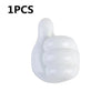 Silicone Thumb Wall Hooks for Cable Management and Organizing