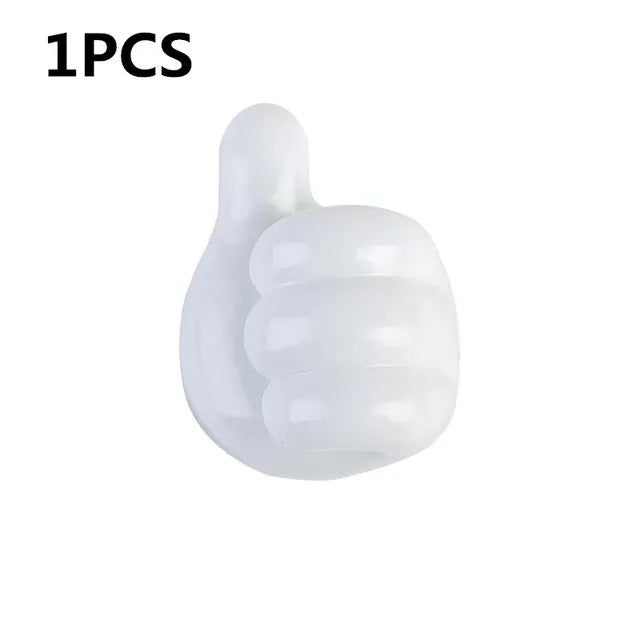 Silicone Thumb Wall Hooks for Cable Management and Organizing