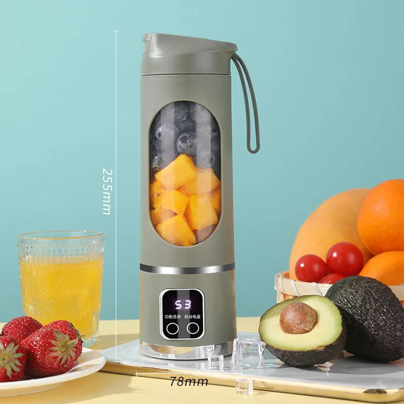 Portable USB Rechargeable Fruit Juicer Blender Cup