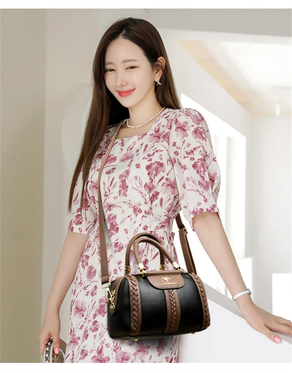 Luxury Leather Shoulder & Crossbody Bag for Women