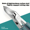 Angled Stainless Steel Nail Clippers for Thick Nails — Set of 3