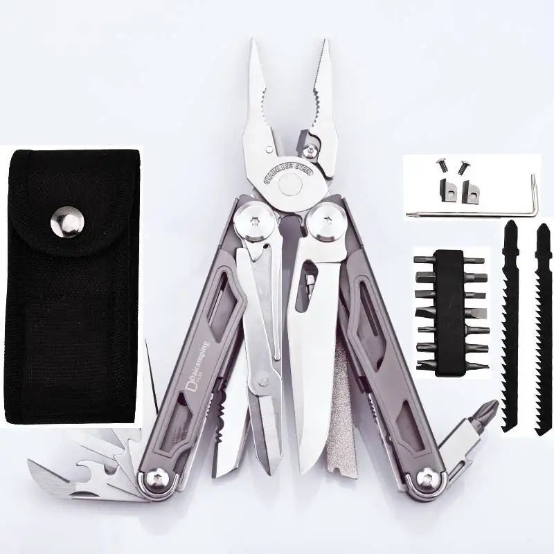 Folding Multi-Tool Pliers with 20-In-1 Functions