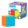 A box of a Cube puzzle with colorful magnetic cubes and packaging featuring the text FAN XIN CUBE.
