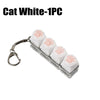 LED Light-Up Keyboard Keychain Fidget Toy