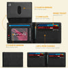 Slim Carbon Fiber Trifold Wallet with RFID Protection