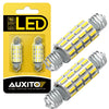 A pack of adjustable LED festoon bulbs for automotive interior lighting shown with packaging.