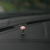 Mini Rose and Sunflower Car Dashboard Vase Decor