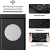 Black padded self-seal shipping envelopes featuring 360 degree air bubble technology for excellent protection.