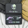 Memento Mori Skull Tactical Morale Patch with Hook and Loop Backing
