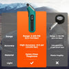 Digital Tire Pressure Gauge with Backlit Display and 3–200 PSI Range