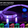 USB-Powered RGB LED Strip Lights with App & Remote Control