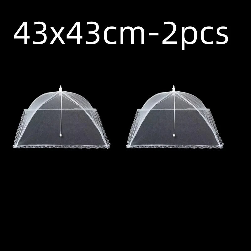 Foldable Mesh Food Cover with Pop-Up Design