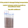 Airtight Pet Food Storage Container with Measuring Cup