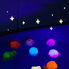 Glow-in-the-Dark Animal Bath Toy Set with Floating Net