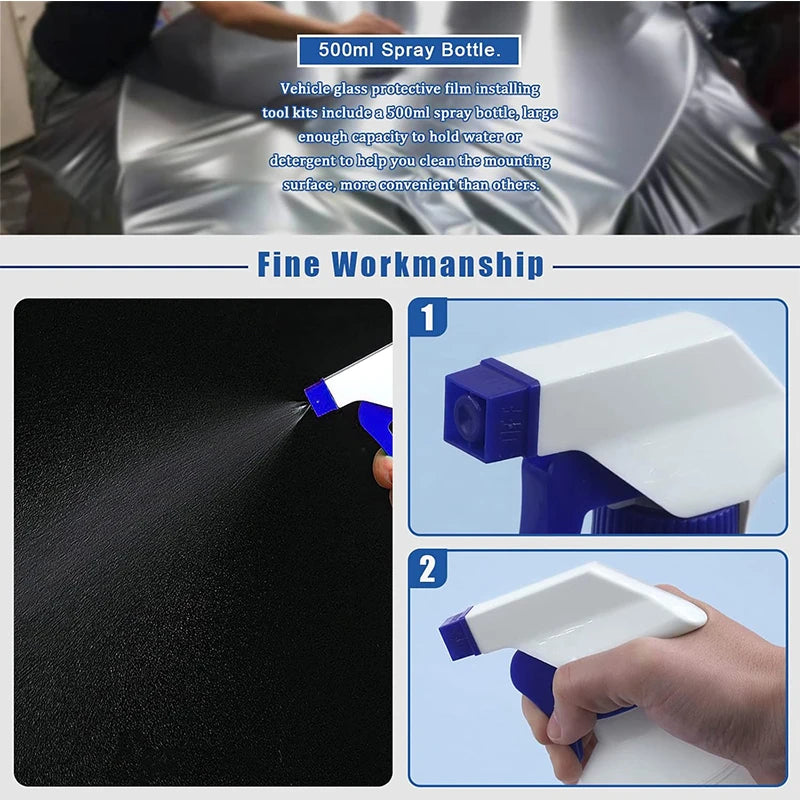 Complete Car Window Tint & Vinyl Wrap Installation Tool Kit