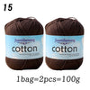 Premium 100% Cotton Yarn – Medium-Fine Weight for All-Season Knitting