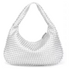 Vegan-Leder gewebte Hobo-Tasche