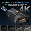 4K Night Vision Binoculars with 4.5" HD Screen and 800m Range