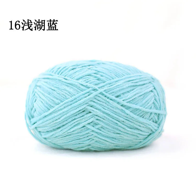 Matte Chenille Yarn for Crochet and Knitting