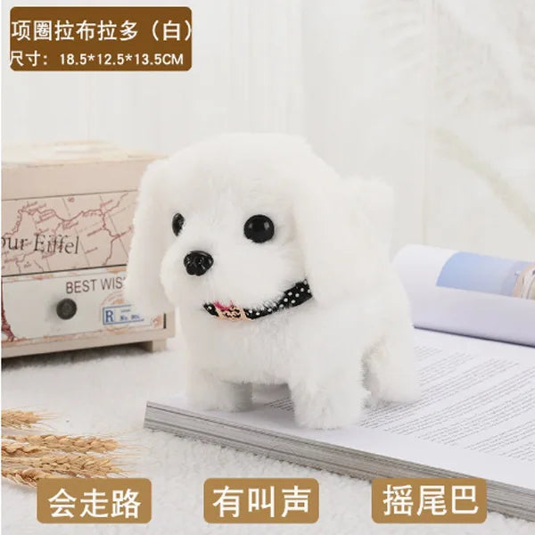 Interactive Walking Plush Dog Toy with Sound for Pets
