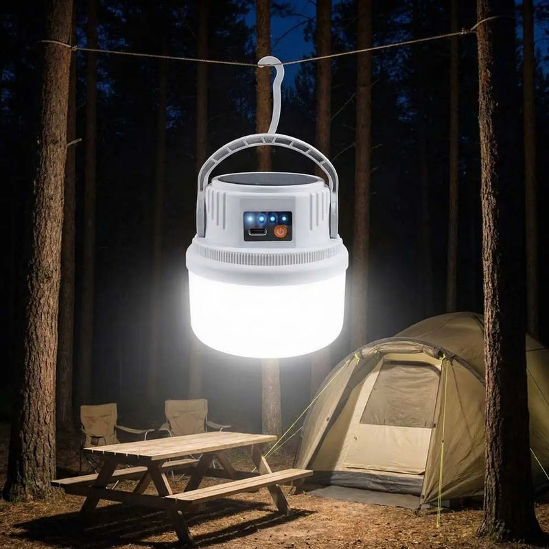 Portable Solar & USB Rechargeable Camping Lantern