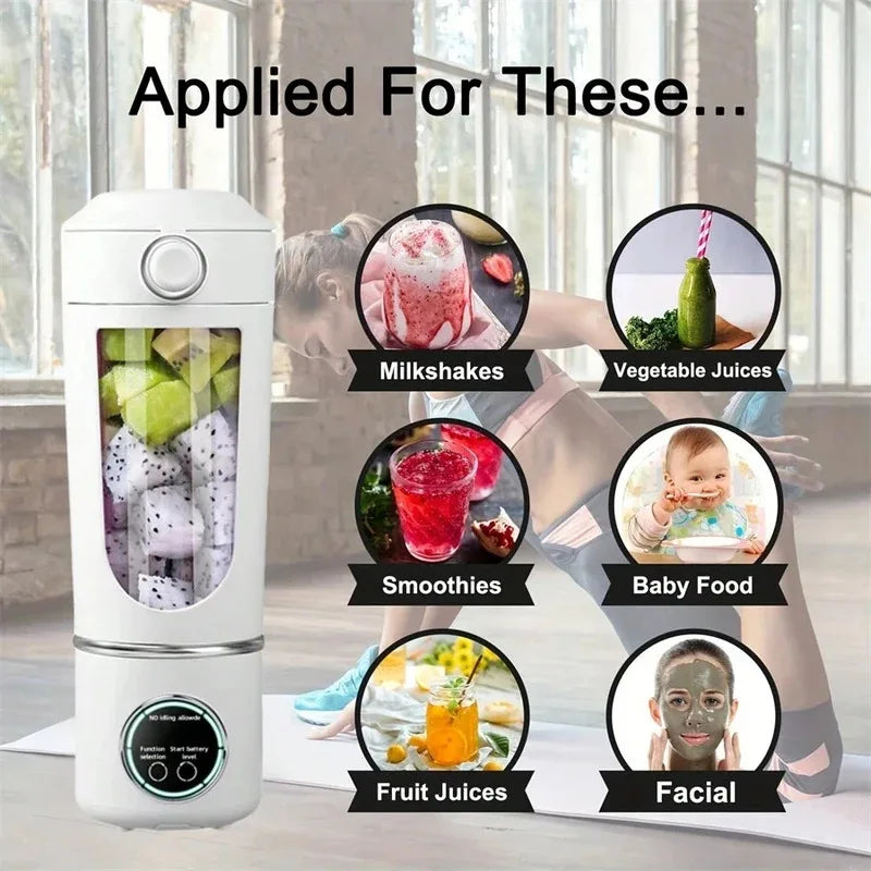 Portable USB-C Rechargeable Blender Bottle