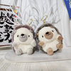 Cute Plush Hedgehog Keychain — Soft Stuffed Keyring for Bags & Keys