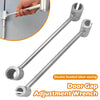 Dual-Head Door Hinge Alignment and Repair Wrench