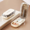 Portable Pill Cutter and Storage Box with Dustproof Lid