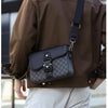 Men's Jacquard Crossbody Bag with Waterproof Finish