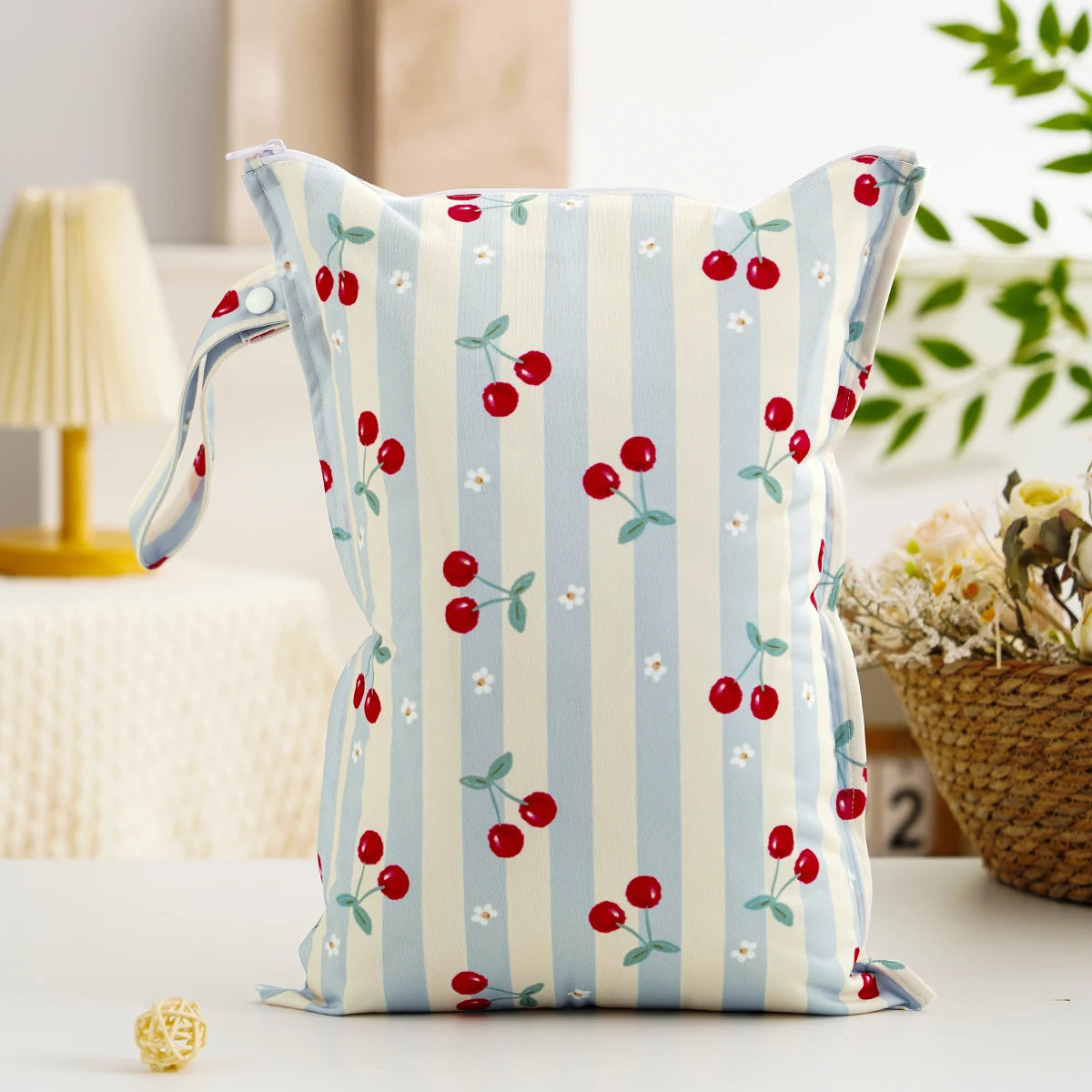 Waterproof Reusable Diaper Cover Wet Bag with Hanging Strap