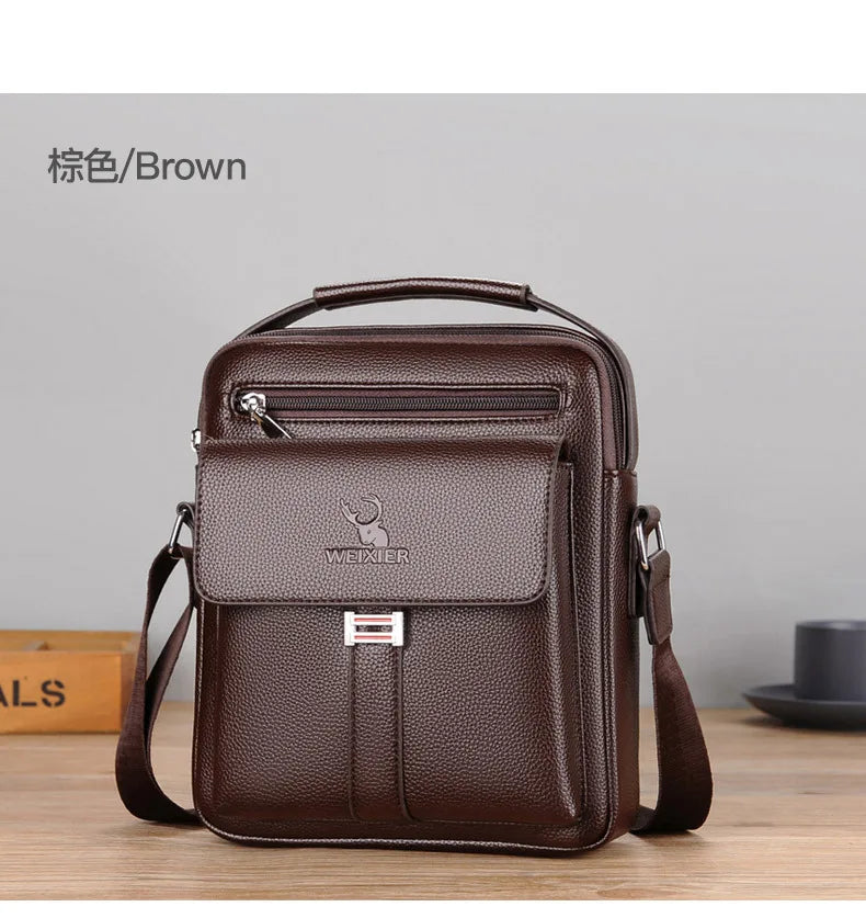 Vintage Waterproof Crossbody Messenger Bag for Men