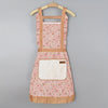 Retro Blumen-Rüschen-Rand Küchen-Schürze