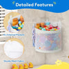 Large Mesh Bath and Toy Organizer with Adhesive Hooks