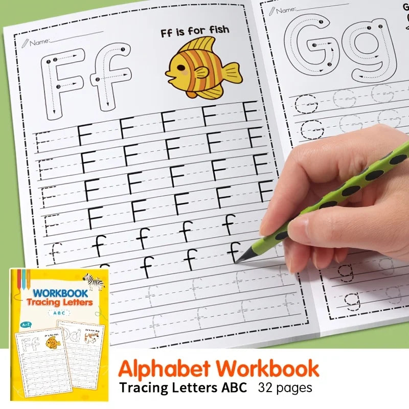 A-Z Alphabet Practice Book with Coloring Activities for Kids