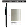 4-in-1 Gravity-Switch Metal Pen with Ballpoint and Mechanical Pencil