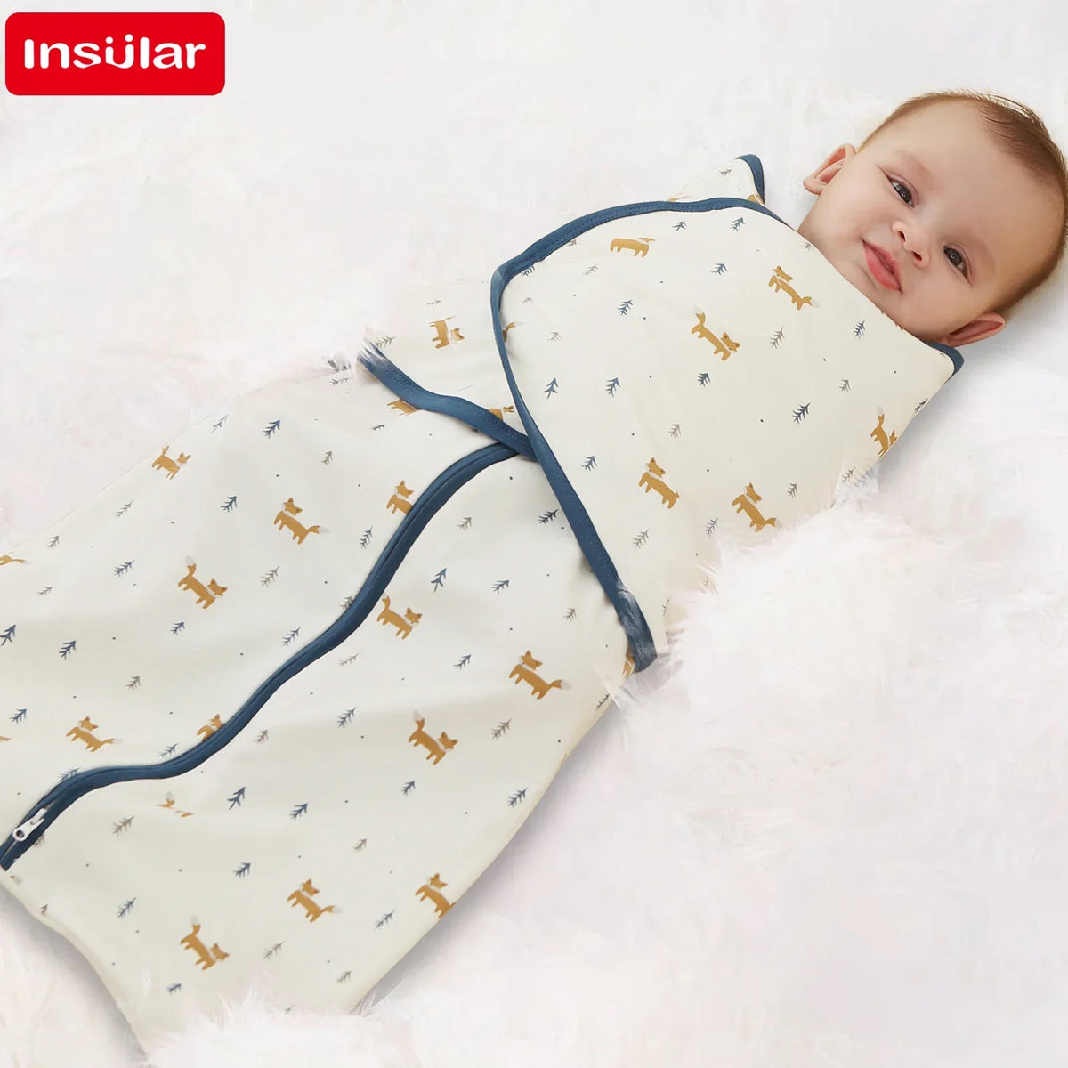 Lightweight Cotton Baby Sleeping Bag for Newborns