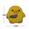 Quirky Animal Applique Patches with Hook and Loop Backing