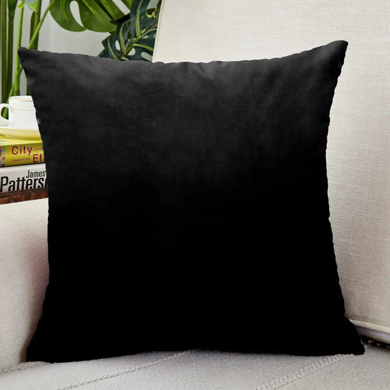 Velvet Throw Pillow Cover for Sofa and Bed Decor