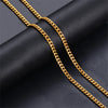 5mm Stainless Steel Cuban Link Chain Necklace
