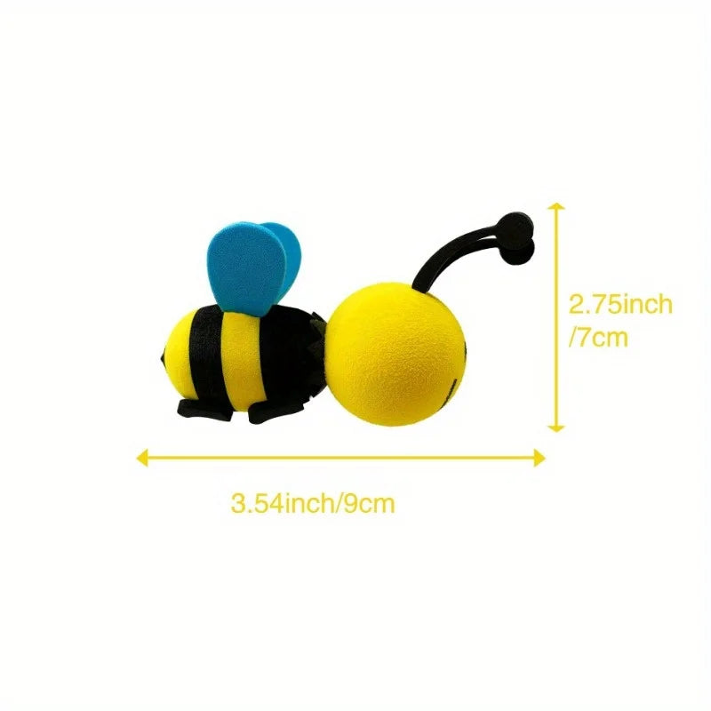 Cute Smiling Bee Car Antenna Toppers (Set of 2)