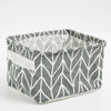 Foldable Canvas Storage Basket with Handles