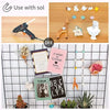 DIY magnetic stickers for fridge and home decor featuring various animal shapes and decorative items