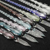Crystal Glass Dipping Pen with Gold Ink Set